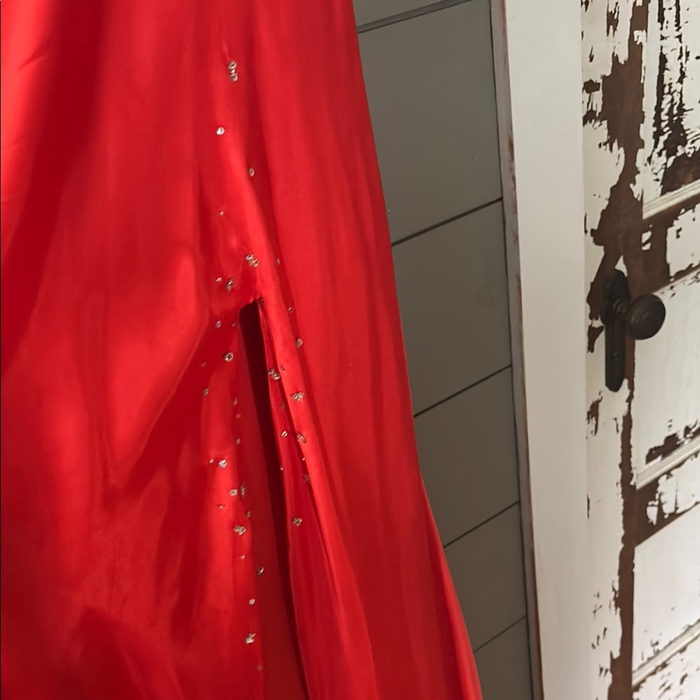 Mori Lee Sequin Halter Prom Gown - Picture 2 of 6